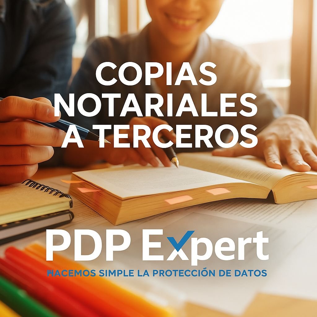 📌 ¿Se pueden entregar copias notariales a terceros? La SPDP aclara el panorama